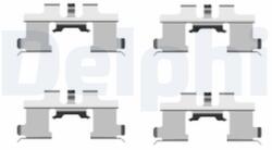 DELPHI Súprava príslušenstva, obloženie kotúčovej brzdy DELPHI LX0444 (LX0444)