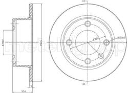 METELLI Brzdový kotúč METELLI 23-0319 (23-0319)