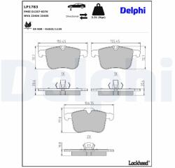DELPHI Klocki Ham. Opel Signum (lp1783)