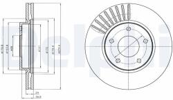 DELPHI Tarcza Ham. Nissan Juke 10- (bg4282c)