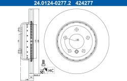ATE Brzdový kotúč ATE 24.0124-0277.2 (24.0124-0277.2)