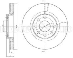 METELLI Brzdový kotúč METELLI 23-0166 (23-0166)