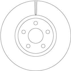 TRW Brzdový kotúč TRW DF6810S (DF6810S)