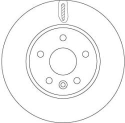 TRW Brzdový kotúč TRW DF6819 (DF6819)