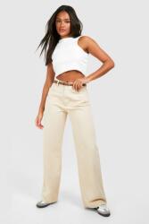 Boohoo bézs egyenes farmer nadrág B16 nyf S