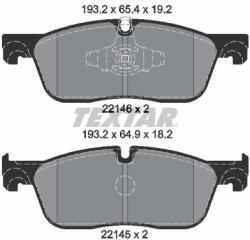 TEXTAR Sada brzdových platničiek kotúčovej brzdy TEXTAR 2214601 (2214601)