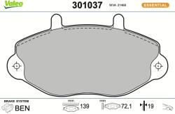VALEO Sada brzdových platničiek kotúčovej brzdy VALEO 301037 (301037)