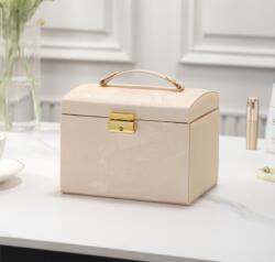  Lelani többszintes ékszerdoboz, ékszertartó doboz L- bézs-arany (19467382)