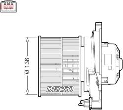 DENSO Vnútorný ventilátor DENSO DEA10055 (DEA10055)