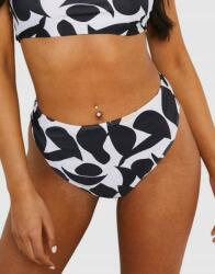 Boohoo Bikini Alsó Magas Állapot Abstract print NG2 ttl XL