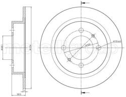 METELLI Brzdový kotúč METELLI 23-0661 (23-0661)