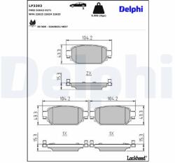 DELPHI Klocki Ham. Tyl (lp3393)