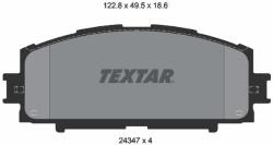 TEXTAR Sada brzdových platničiek kotúčovej brzdy TEXTAR 2434701 (2434701)