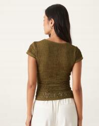  Asos Design zöld textúra felső B15 lmc L/XL