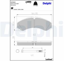 DELPHI Klocki Ham. Iveco Daily 96- (lp1616)