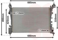 VAN WEZEL Chladič motora VAN WEZEL 37002574 (37002574)