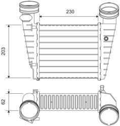 VALEO Chladič plniaceho vzduchu VALEO 818720 (818720)