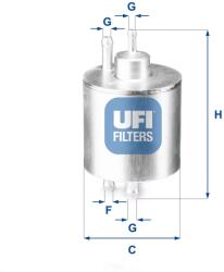 UFI Palivový filter UFI 31.834. 00 (31.834.00)