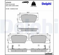 DELPHI Klocki Ham. Tyl (lp3433)