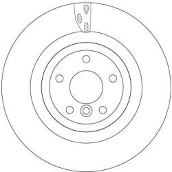 TRW Brzdový kotúč TRW DF6969S (DF6969S)