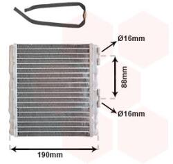 VAN WEZEL Výmenník tepla vnútorného kúrenia VAN WEZEL 13006139 (13006139)