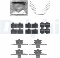 DELPHI Súprava príslušenstva, obloženie kotúčovej brzdy DELPHI LX0521 (LX0521)