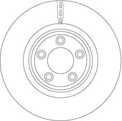TRW Brzdový kotúč TRW DF6223S (DF6223S)