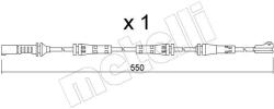 METELLI Výstražný kontakt, opotrebenie brzdového obloženia METELLI SU. 422 (SU.422)