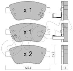 CIFAM Sada brzdových platničiek kotúčovej brzdy CIFAM 822-321-4 (822-321-4)