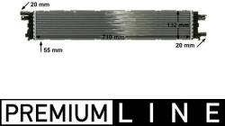 MAHLE Nízkoteplotný chladič, chladič turbodúchadla MAHLE CIR 12 000P (CIR 12 000P)