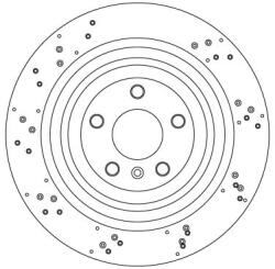 TRW Brzdový kotúč TRW DF6849S (DF6849S)