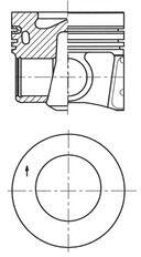 Kolbenschmidt Piest KOLBENSCHMIDT 41708600 (41708600)