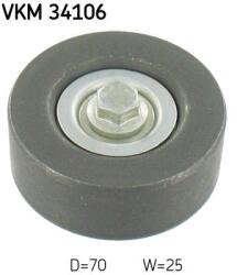SKF Vratná/vodiaca kladka rebrovaného klinového remeňa SKF VKM 34106 (VKM 34106)