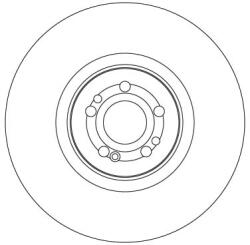 TRW Brzdový kotúč TRW DF4634S (DF4634S)
