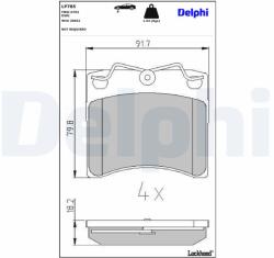 DELPHI Klocki Ham. Vw Transporter T4 (lp785)
