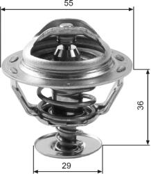 GATES Termostat chladenia GATES TH12283G1 (TH12283G1)