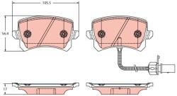 TRW Sada brzdových platničiek kotúčovej brzdy TRW GDB2389 (GDB2389)