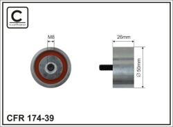 CAFFARO Vratná/vodiaca kladka rebrovaného klinového remeňa CAFFARO 174-39 (174-39)