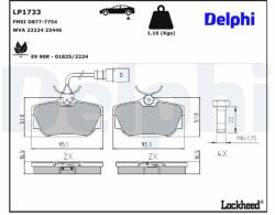 DELPHI Klocki Ham. Galaxy/sharan Tyl Z Czuj (lp1733)