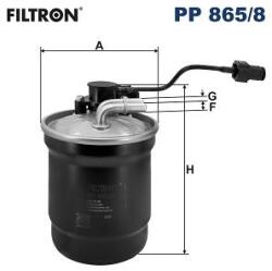 FILTRON Palivový filter FILTRON PP 865/8 (PP 865/8)