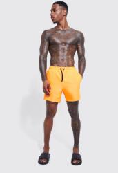 Boohoo Neon Narancssárga Férfi Fürdőnadrág B16 spu S