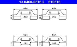 ATE Súprava príslušenstva, obloženie kotúčovej brzdy ATE 13.0460-0516.2 (13.0460-0516.2)
