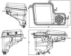MAHLE Vyrovnávacia nádobka chladiacej kvapaliny MAHLE CRT 203 000S (CRT 203 000S)