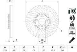 Bosch Brzdový kotúč BOSCH 0 986 479 E63 (0 986 479 E63)