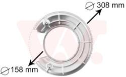 VAN WEZEL Ochranný plech proti rozstreku, Brzdový kotúč VAN WEZEL 3766373 (3766373)