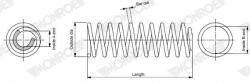 MONROE Pružina podvozku MONROE SP1938 (SP1938)