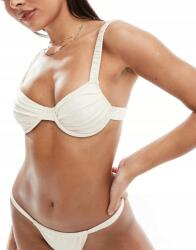 Miss Selfridge Bézs Bikini Felső Hálós Ráncos NJ1 yzp 60C