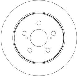 TRW Brzdový kotúč TRW DF8335 (DF8335)