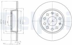 DELPHI Tarcza Ham. Vw Golf Vi Tyl (bg4324c)