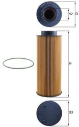 MAHLE Olejový filter MAHLE OX 376D (OX 376D)